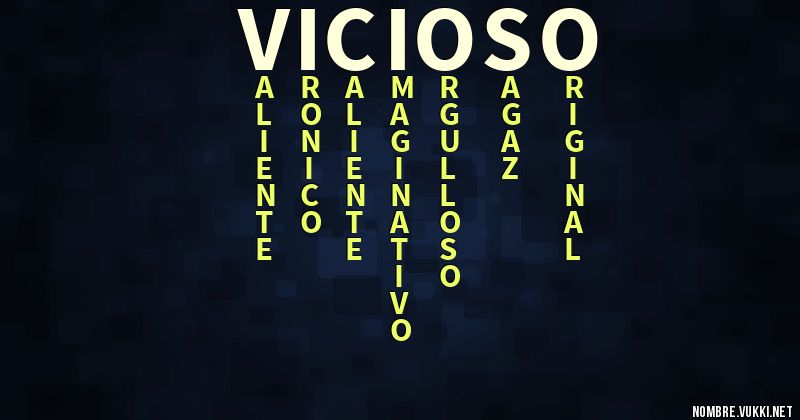 Acróstico vicioso