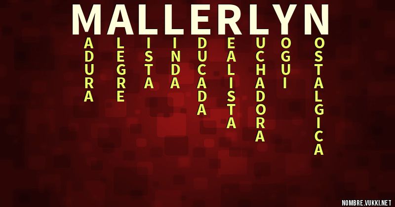 Acróstico mallerlyn