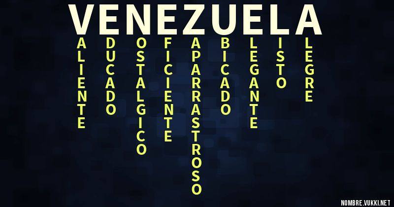 Acróstico venezuela