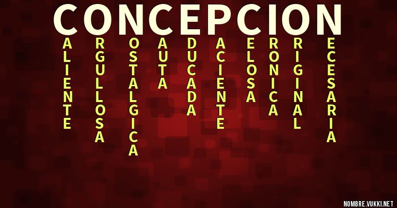 Acróstico concepciÓn