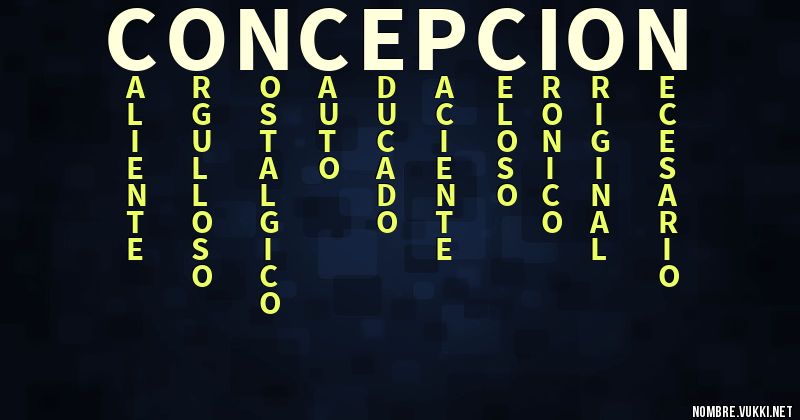 Acróstico concepción