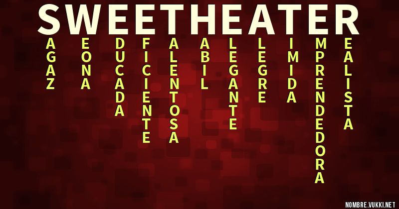 Acróstico sweetheater