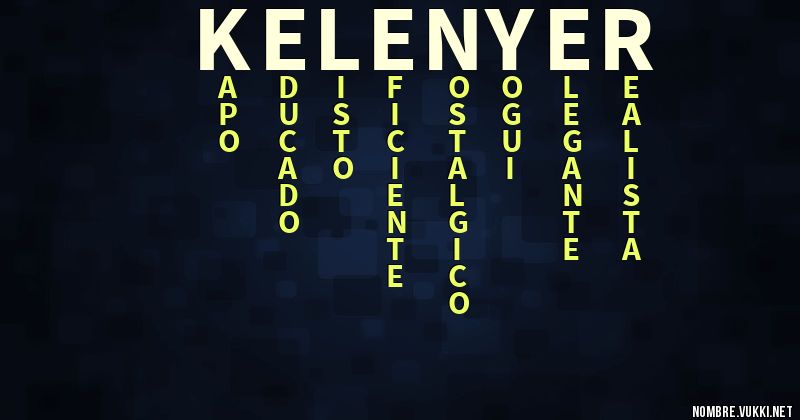 Acróstico kelenyer