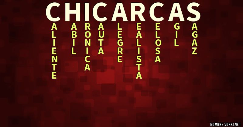 Acróstico chicarcas