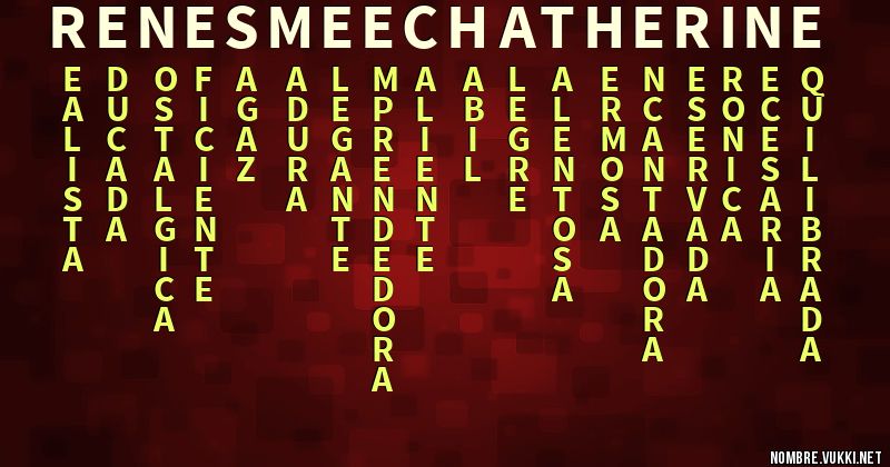Acróstico renesmee chatherine