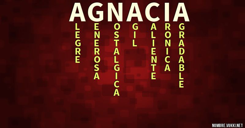Acróstico agnacia