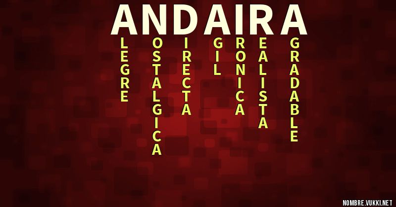 Acróstico andaira