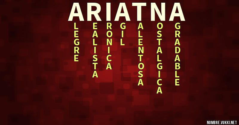 Acróstico ariatna