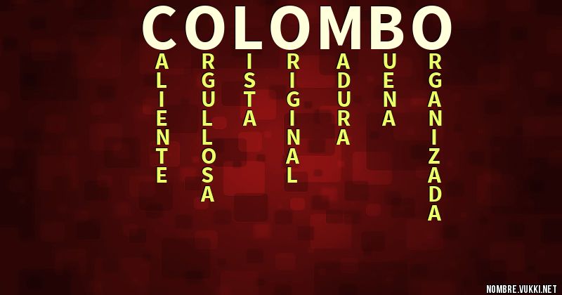 Acróstico colombo
