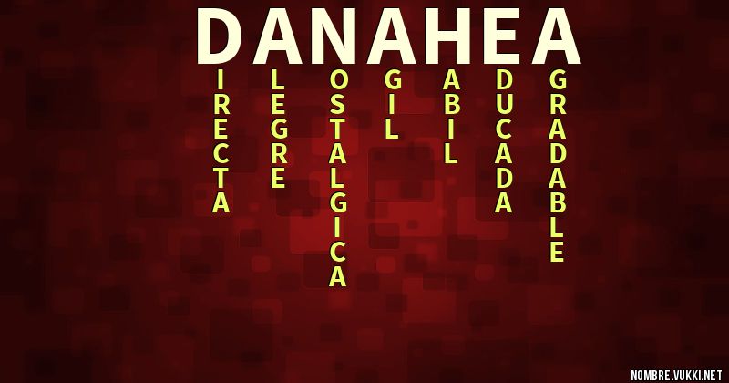Acróstico danahea