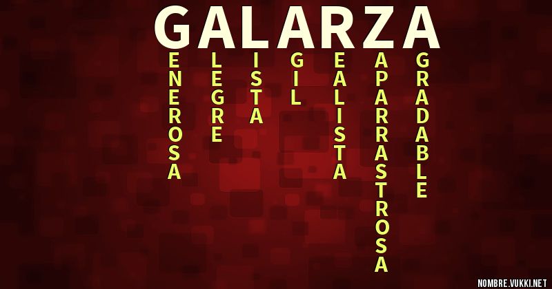 Acróstico galarza