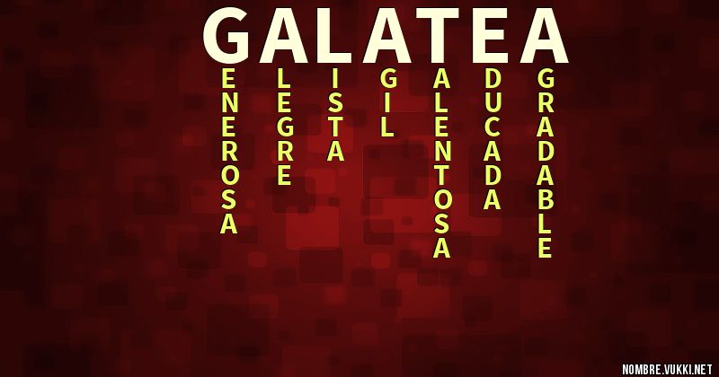 Acróstico galatea