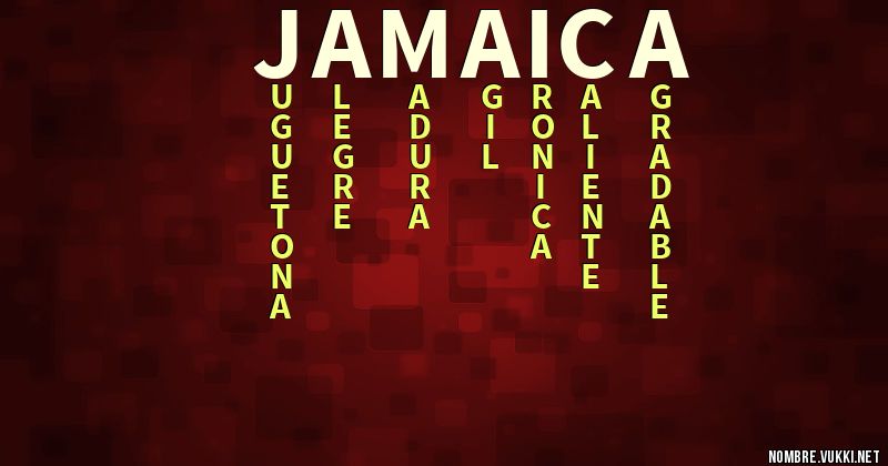 Acróstico jamaica