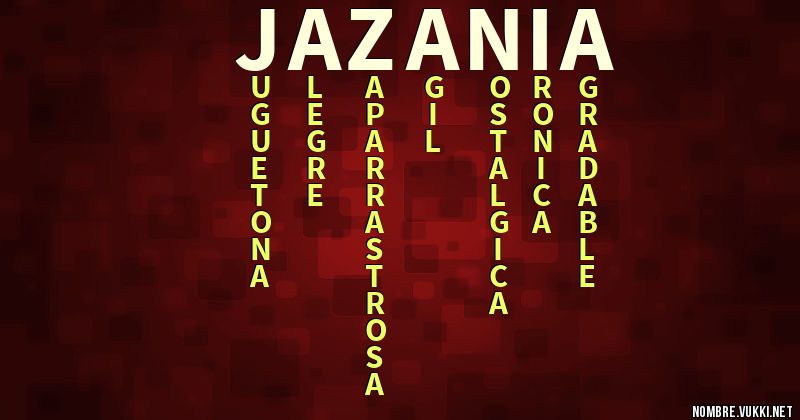 Acróstico jazania