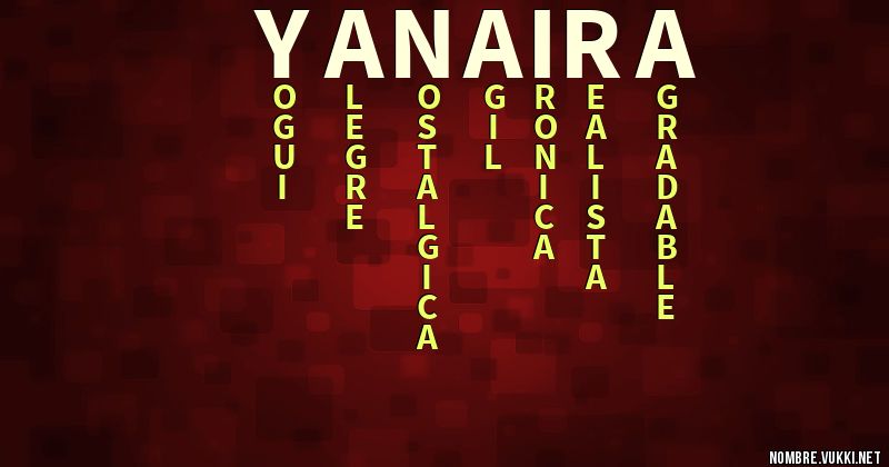 Acróstico yanaira