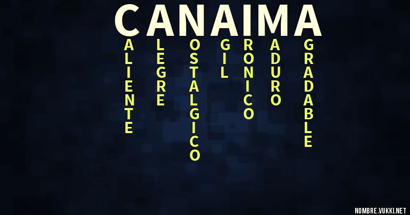 Acróstico canaima