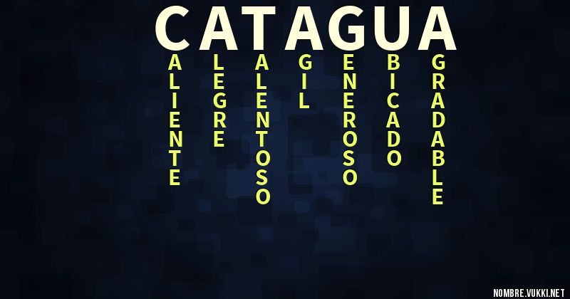 Acróstico catagua