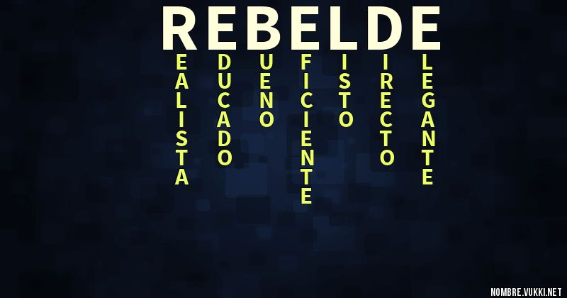 Acróstico rebelde