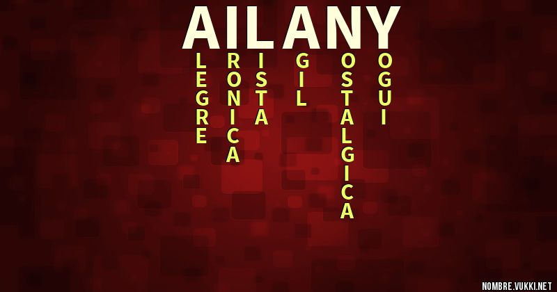 Acróstico ailany