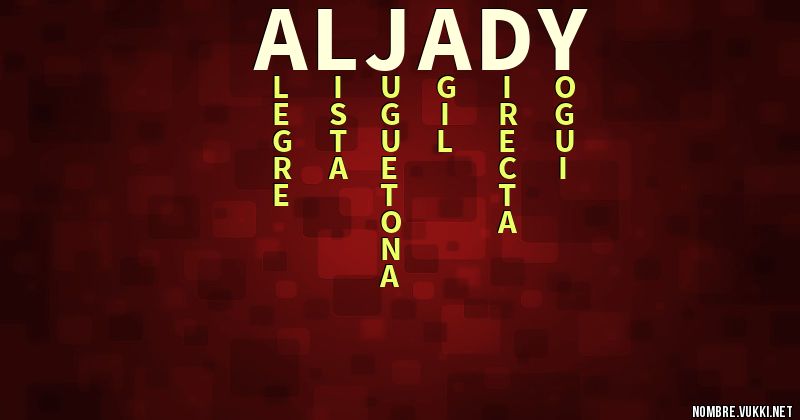 Acróstico aljady