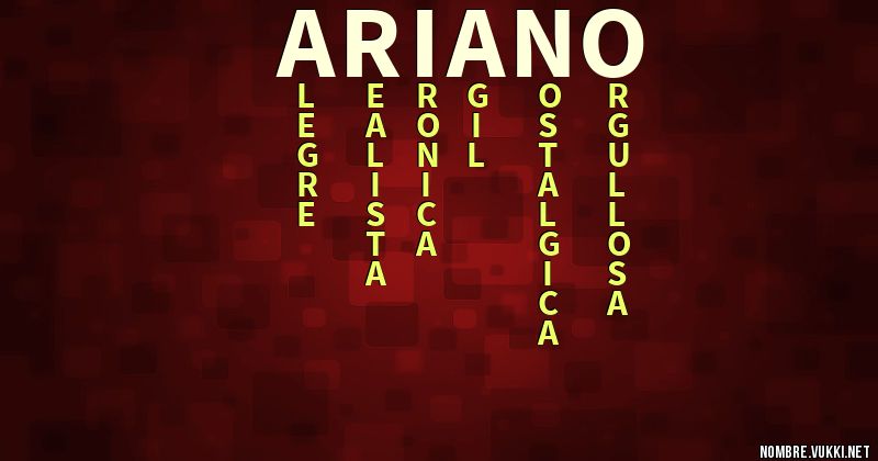 Acróstico ariano