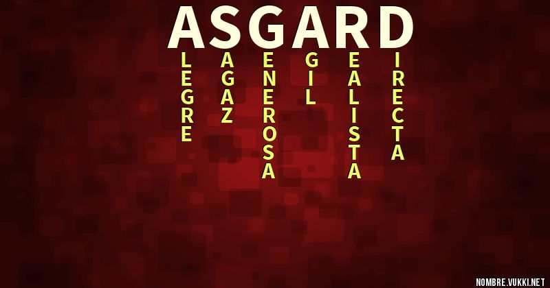 Acróstico asgard