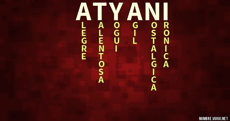 Acróstico atyani