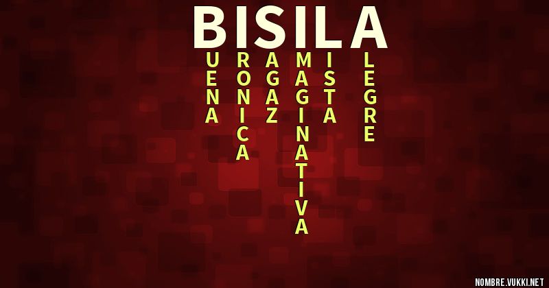 Acróstico bisila