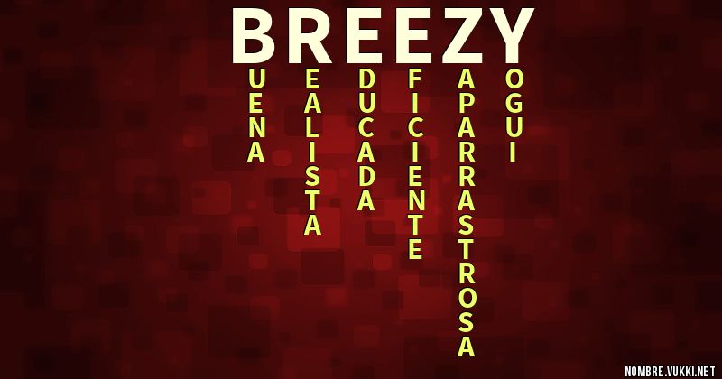 Acróstico breezy