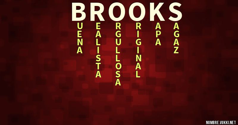 Acróstico brooks