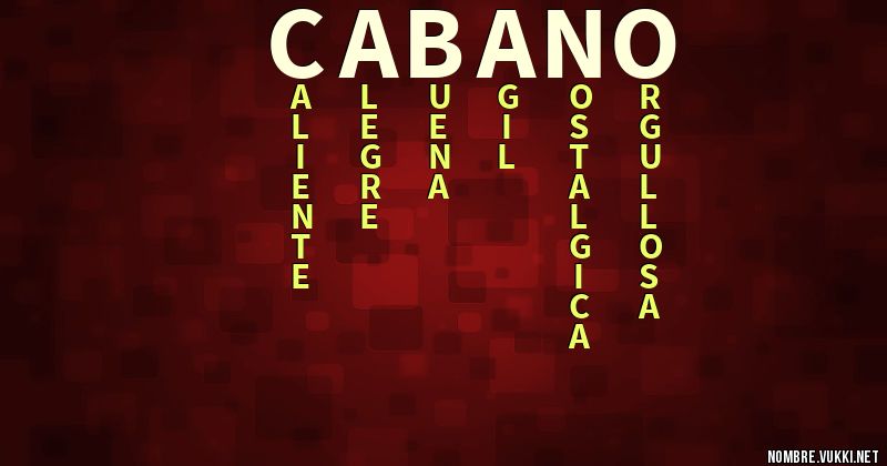 Qu significa cabano