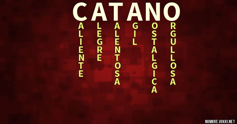 Acróstico cataño