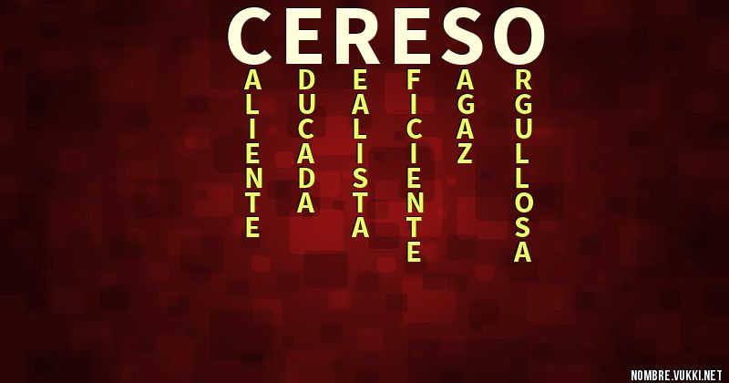 Acróstico cereso