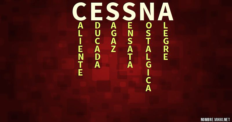 Acróstico cessna