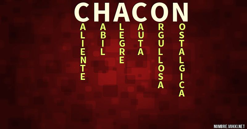 Acróstico chacon