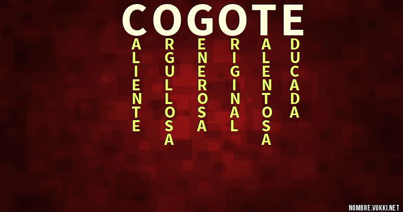 Acróstico cogote