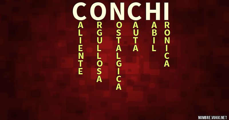 Acróstico conchi