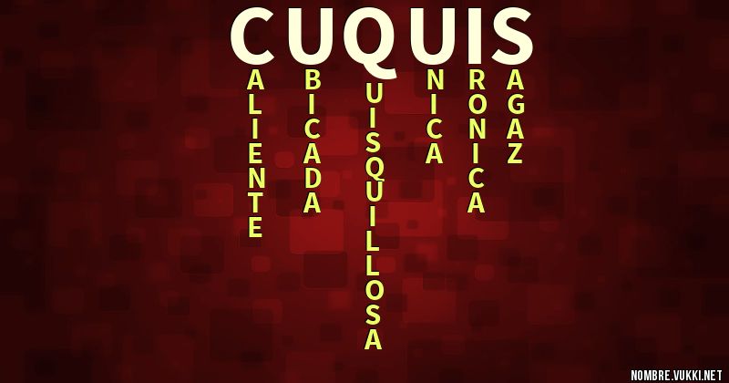 Acróstico cuquis