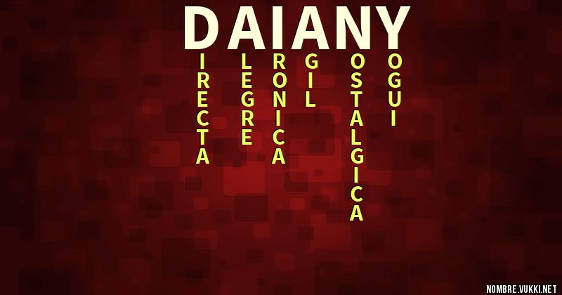 Acróstico daiany
