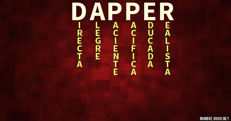Acróstico dapper