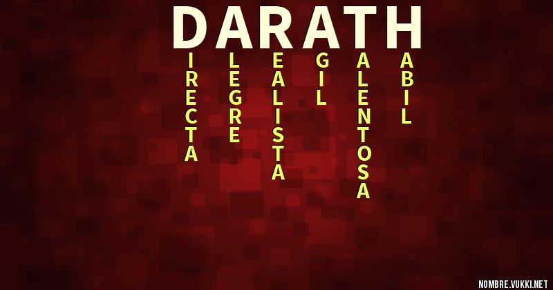 Acróstico darath