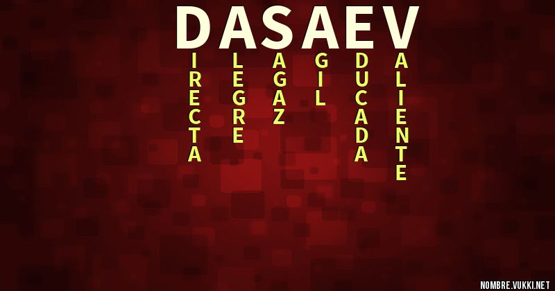 Acróstico dasaev