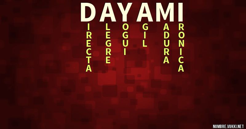 Acróstico dayami