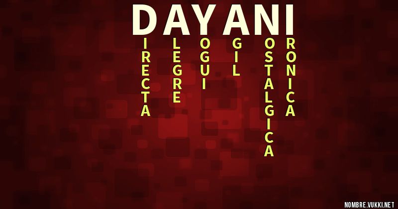 Acróstico dayani