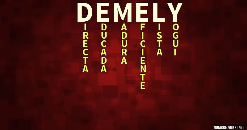 Acróstico demely