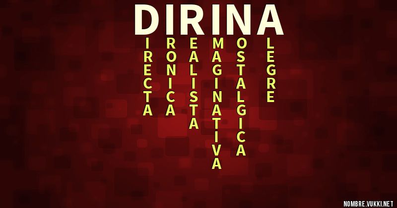 Qué significa dirina