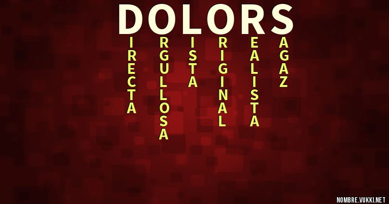 Acróstico dolors