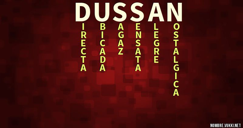 Acróstico dussan