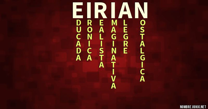 Acróstico eirian