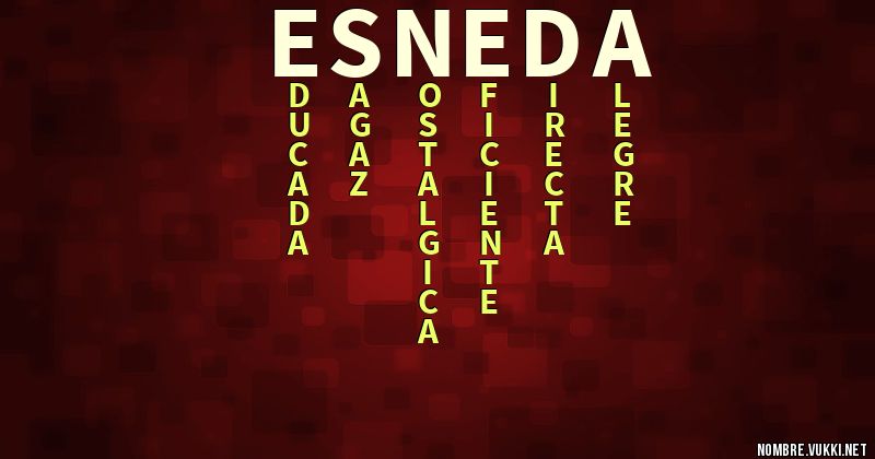 Acróstico esneda